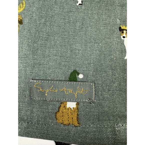Sophie Allport Christmas Tea Towels Dogs Pets 100% Cotton Set Of Two NWOT! - Picture 3 of 14